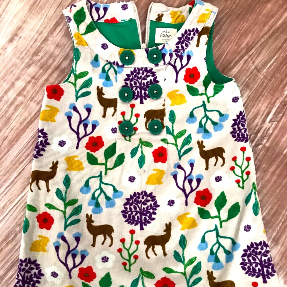 Mini boden 3-4 yr corduroy jumper